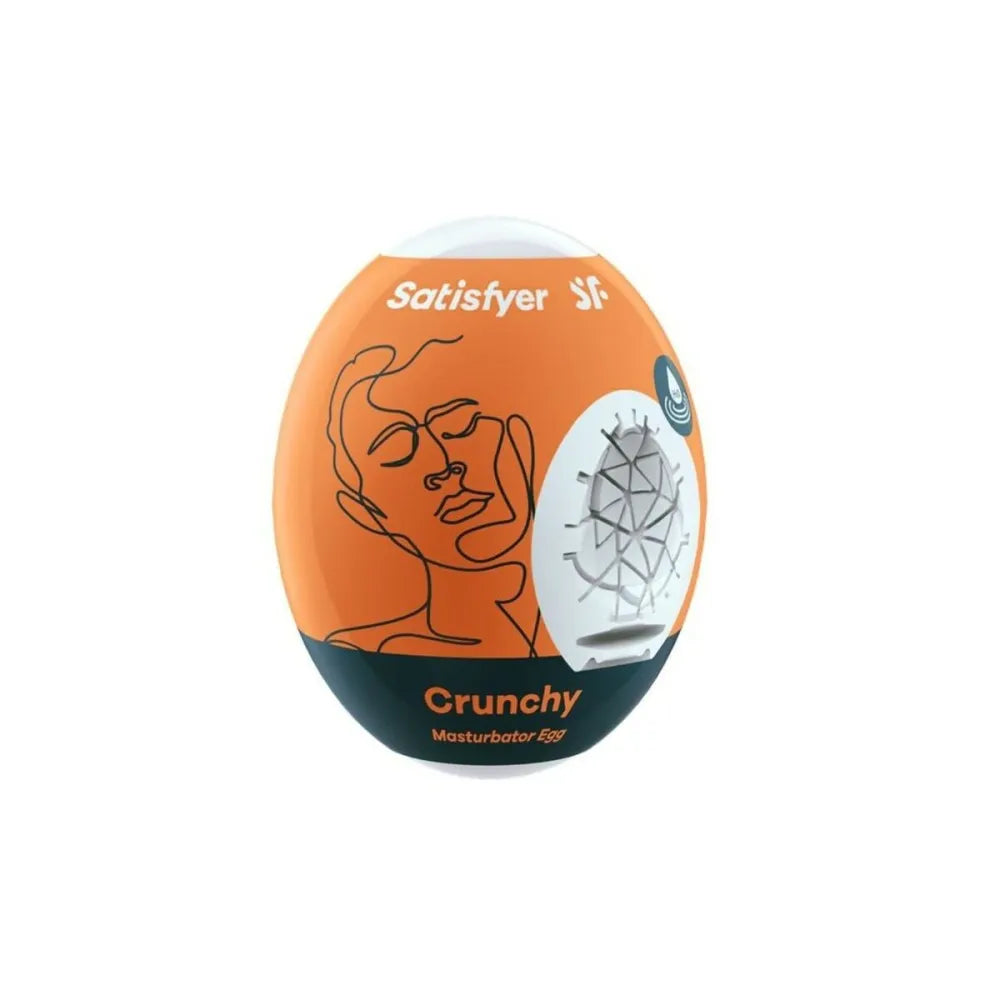 Masturbation Egg By Satisfyer Crunchy Orange